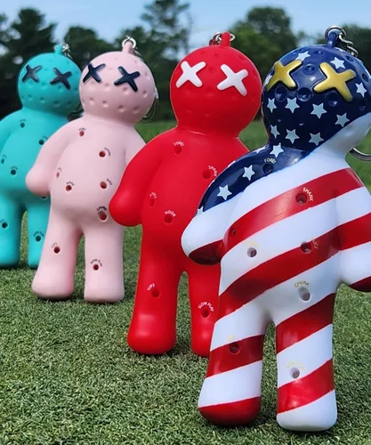 Miniatura 4 de Soporte para camiseta de bola, accesorio de llavero novedoso para bolsa, regalos para hombres, se adapta a camisetas de 3 1/4, 2 3/4, 1 1/2