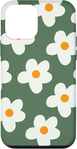 Miniatura 16 de Retro 60s flower vintage floral pattern sage green Groovy Case for iPhone 16