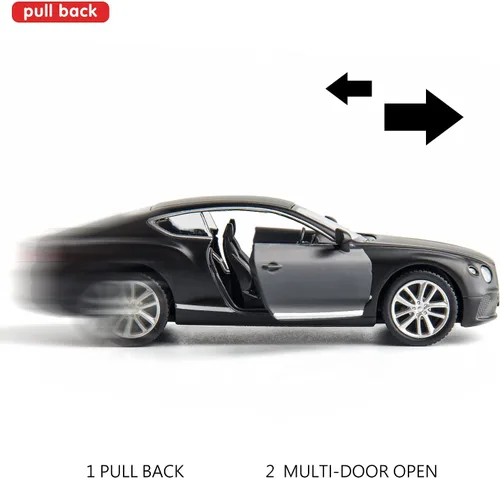 Miniatura 3 de RMZ City 1:36 para modelo de automóvil de aleación de fundición a presión, Bentley Continental GT, vehículos de juguete para niños pequeños, niños
