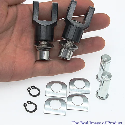 Miniatura 6 de Kit de Hardware de Montaje de Estriberas de Moto (29mm) para Softail FXST Low Rider Sport Glide Dyna FXR FX (negro)