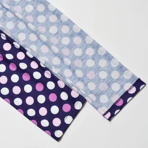 Miniatura 86 de QPANCY Conjunto de pijamas a juego para niñas y muñecas, pijamas de manga larga para otoño e invierno
