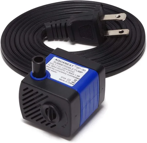 Miniatura 11 de AQUANEAT Pequeña bomba de fuente, bomba de agua sumergible de 80 GPH para acuario, tanque de peces, fuente de agua para exteriores, hidropónicos
