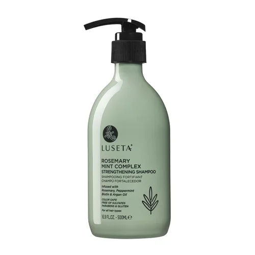 Miniatura 10 de Luseta Acondicionador fortalecedor de menta y romero hidratante y nutritivo para engrosar el cabello dañado, desenreda mechones y añade brillo