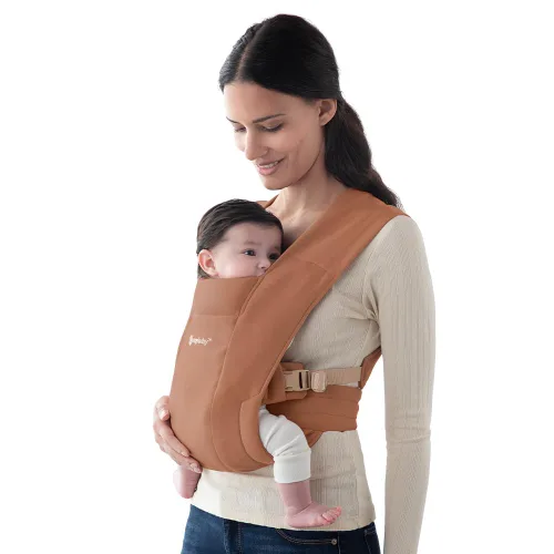 Miniatura 16 de Ergobaby Embrace Portabebés para Recién Nacidos hasta Niños Pequeños - Portabebés Ergonómicos Ligeros - Esenciales Acogedores (7-25 Libras), Tejido