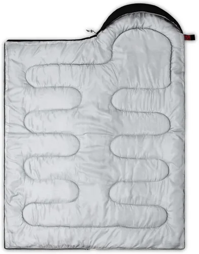 Miniatura 4 de BSNTHO Saco de dormir para camping, 3 estaciones, clima cálido y fresco, ligero, saco de dormir impermeable para adultos y niños, viajes y al aire