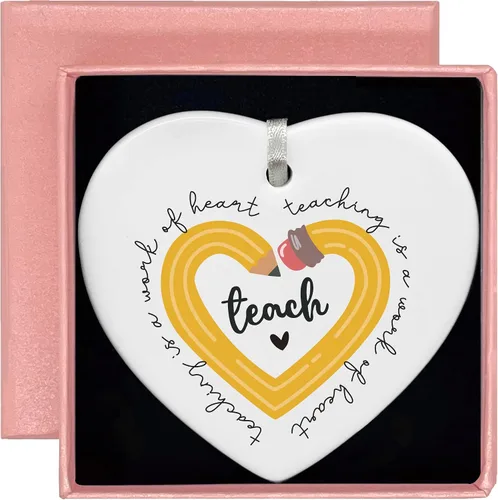 Miniatura 80 de Adorno Colgante Navideño en Forma de Corazón - Felicitaciones por la Nueva Casa, Regalo para Nuevo Propietario - Adorno para la Casa de Compradores