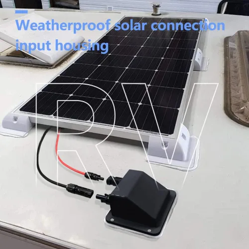 Miniatura 7 de Glándula de entrada de cable solar Slocable, carcasa de entrada de doble cable solar con cable de 10 pies 10awg, IP68 resistente a los rayos UV