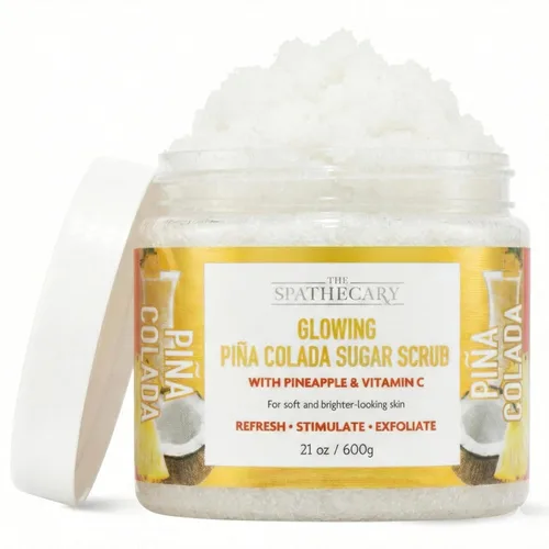 Miniatura 10 de Cotton Candy Sugar Scrub - Exfoliante e hidratante con colágeno y vitamina A, C y E para ayudar a suavizar, suavizar y nutrir la piel radiante