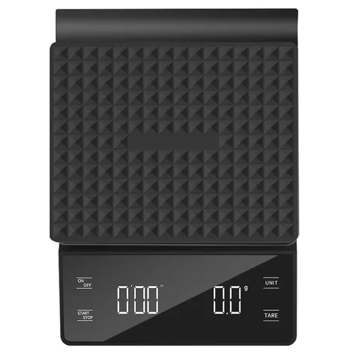 Báscula de café digital Nkove con temporizador 3kg/0.1g, báscula de espresso de alta precisión con función de tara para cafetera de goteo manual