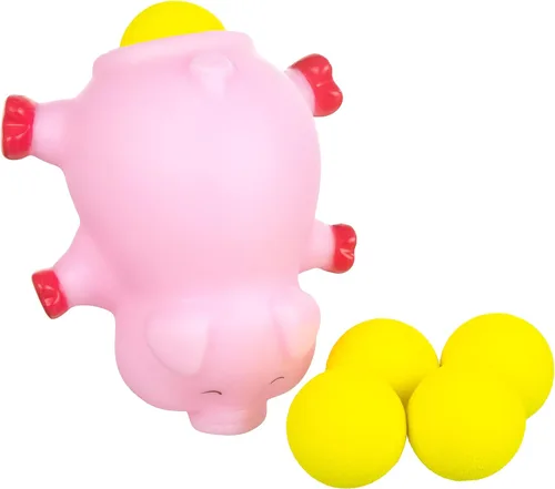 Miniatura 7 de Juguete de bola de espuma para avión – Apriete y lanza bolas de avión con bolas de espuma incluidas Juguete blando para niños Divertido juguete