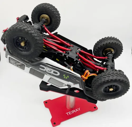 Miniatura 7 de Soporte de trabajo para automóvil RC, estación de trabajo de reparación de aluminio, altura de rotación 360, soportes de cuerpo para 1/16 1/18 1/24