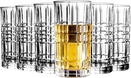 Miniatura 8 de Highball Glasses Collins - Juego de 6 vasos altos de 14 onzas, cristalería para bebidas, agua, cerveza, refrescos