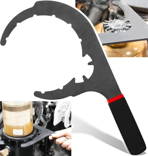 sixcow Llave de filtro de combustible diésel 61090 de 5 pulgadas para Davco Diesel Pro 230, 232, 233, 234, 242, 243, Shop Pro ST, Clase 4 5 6
