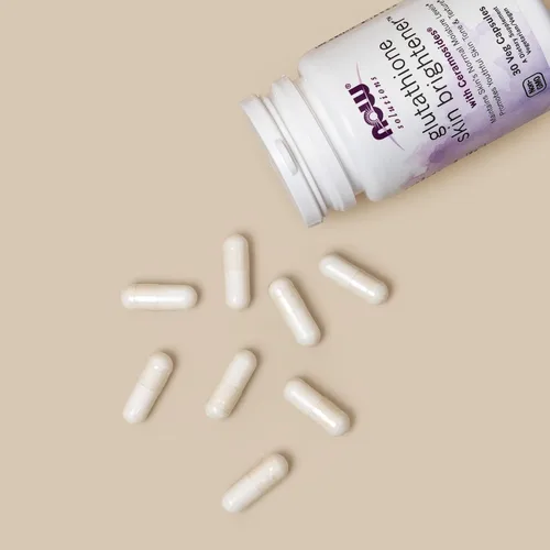 Miniatura 6 de NOW Foods Solutions, Aclarador de piel con glutatión con Ceramosides®, Hidratante e Iluminador, 30 Cápsulas Vegetales