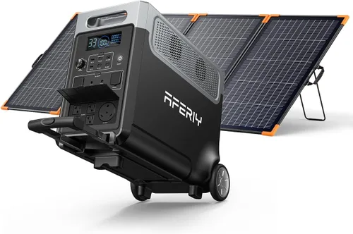 Miniatura 10 de AFERIY Estación de energía portátil de 3840Wh, tomas de corriente alterna de 120V x 5, carga rápida de 2.5H, estación de energía de batería LiFePO4
