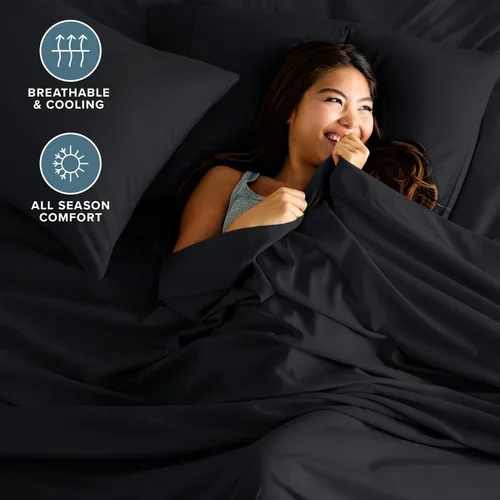 Miniatura 2 de Bare Home Juego de Sábanas Queen - Sábanas de Cama Queen de Microfibra Ultra-Suave de Lujo 1800 - Doble Cepillado - Bolsillos Profundos - Ajuste
