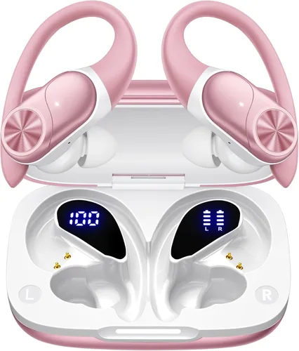 Miniatura 13 de PocBuds Auriculares Bluetooth Inalámbricos 80hrs Tiempo de Reproducción Estuche de Carga Inalámbrica Pantalla Digital Auriculares Deportivos