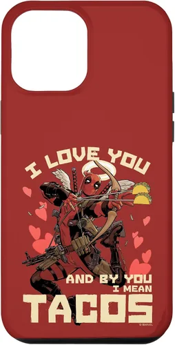 Miniatura 60 de Marvel Deadpool I Love You and by You I Mean Tacos - Carcasa para iPhone 17