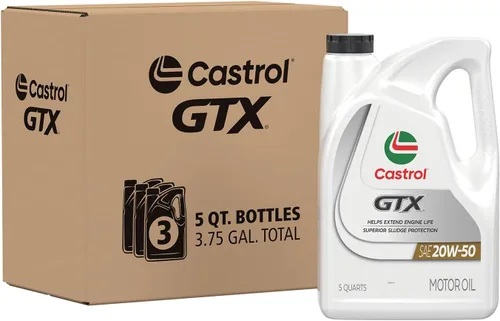 Miniatura 9 de Castrol Aceite de motor GTX 20W-50, 5 cuartos de galón, paquete de 2