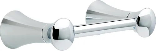 Delta Lahara (1-Paquete) Soporte para Rollo de Papel Higiénico de Cromo Pulido para Organización y Almacenamiento en el Baño Soporte Pivotante para
