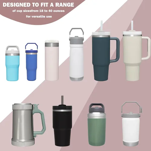 Miniatura 4 de Bolsa para botella de agua Stanley de 40 onzas con asa, accesorios de gimnasio para mujer, bolsa para cinturón compatible con Stanley/Accesorios