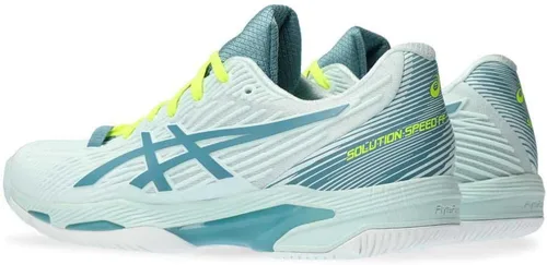 Miniatura 5 de ASICS Zapatillas de tenis Solution Speed FlyteFoam 2 para mujer 3-Calmante Mar Gris Azul