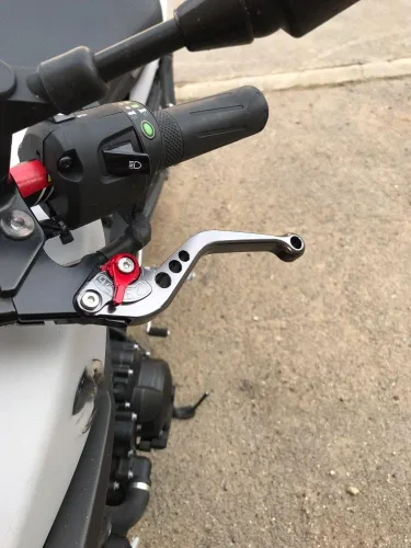 QQLADY M para Yamaha XJ6 2009-2015 2010 2011 2012 2013 2014 Accesorios de motocicleta CNC Palancas de embrague de freno corto Y (Color : Negro 1)