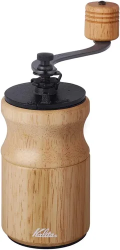 Miniatura 12 de Kalita Kalita - Molinillo de café de madera, molinillo de aluminio estable granular alto KH-10BR ac, marrón, grosor ajustable, molinillo de café