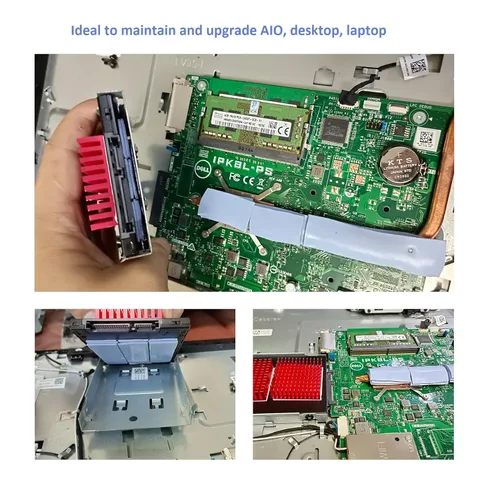 Miniatura 3 de Paquete de 30 almohadillas térmicas, 0.787 x 2.638 in por 5 de grosor 0.5 1 1.5 2 0.118 in, conductividad térmica 2.0 W/m.k, autoadhesivas