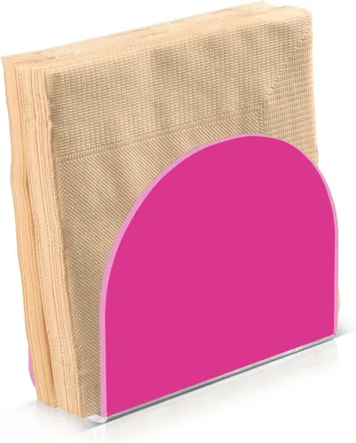Miniatura 9 de Servilleteros color rosa coral claro, servilletero acrílico para almuerzo, servilletero, vertical, servilletero, para mesa, restaurante, picnic