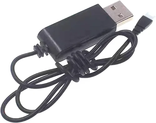 Miniatura 4 de ZEZEFUFU Cargador de cable USB RC LiPo Fuente de alimentación de batería Cable de carga para Syma X5 Series y Hubsan 107 Series Quadcopters (3.7V)
