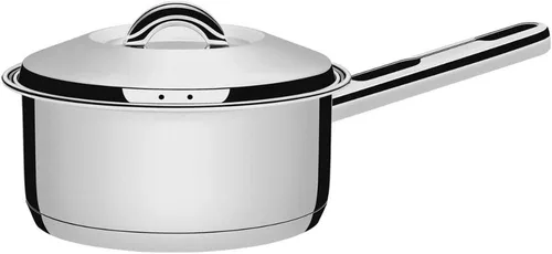 Tramontina 62501/160 Solar, olla de una sola manija, 6.3 pulgadas (6.3 in), acero inoxidable 18-10, compatible con inducción, respeto por el día