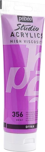 Miniatura 80 de PEBEO Studio Acrílicos de Alta Viscosidad, Acrílico Fino, 250 ml - Plata Iridiscente, 8.45 Fl Oz (Paquete de 1)