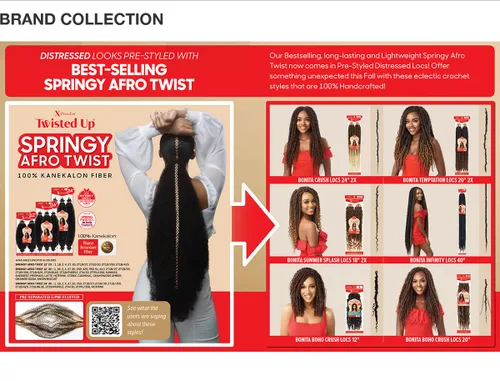 Miniatura 7 de Outre Braids Outre X-Pression Twisted Up - Trenzas de ganchillo de pelo sintético estilo afro 16 (16 pulgadas (paquete de 3, 27)