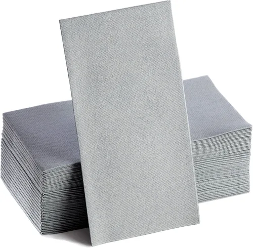 Miniatura 13 de Servilletas de papel azul bebé, tela desechable de lino como servilletas de cena, toallas de mano, suaves, absorbentes, servilletas de mano de papel