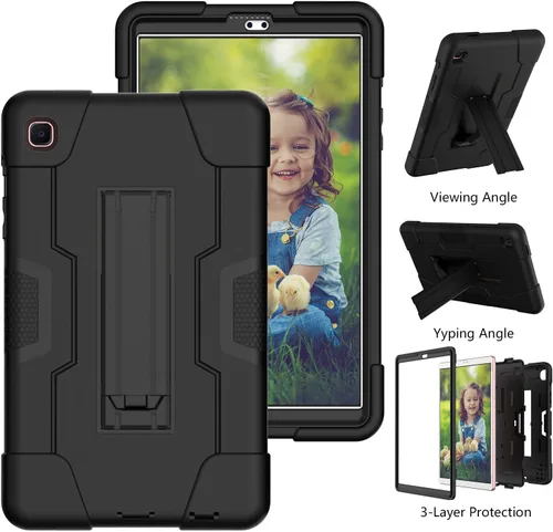 Miniatura 4 de Funda para Samsung Galaxy Tab A 8.4 2020, resistente policarbonato duro de silicona suave a prueba de golpes, resistente funda protectora de alto