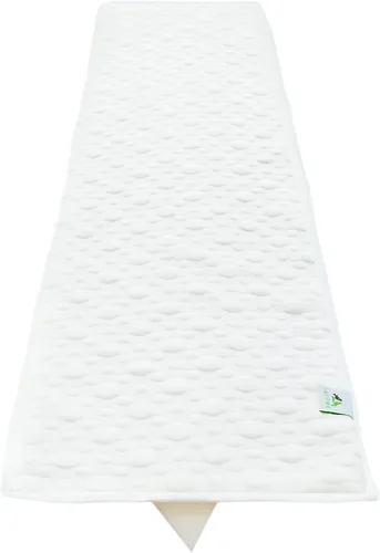 Miniatura 8 de Insieme 12 x 77 pulgadas Puente de cama Twin a King - Relleno de huecos para cama dividida King - Tela hipoalergénica - Blanco, delgado y sin