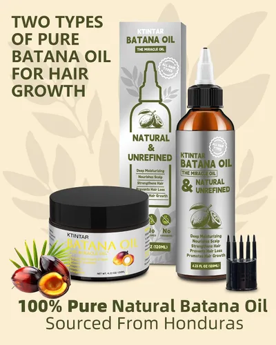 Miniatura 8 de Aceite de batana crudo 100% natural para el crecimiento del cabello, aceite de crecimiento del cabello Dr. Sebi de Honduras, cabello más grueso