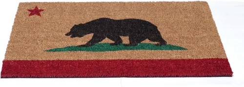 Miniatura 5 de KAF Home - Felpudo de fibra de coco de 17 x 30 pulgadas - California