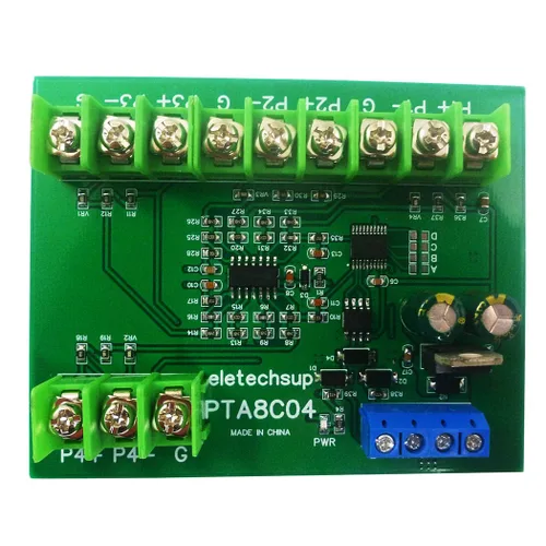 Miniatura 11 de 4ch 500 Celsius PT100 Thermocouple RTD emperature Sensor RS485 Temperature Sensor Module Modbus RTU Board Paperless Recorder (A 12V with Rail Box)
