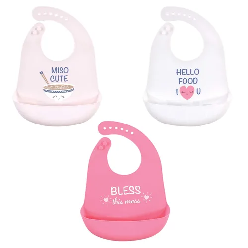 Miniatura 9 de Baberos Hudson Baby de silicona unisex para bebé Mariscos