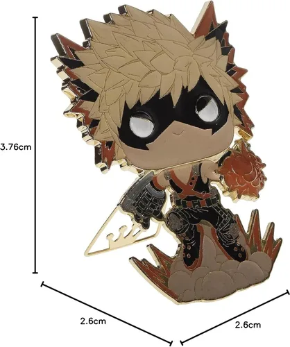Miniatura 2 de Funko Pop! Size Pin: My Hero Academia - Bakugo con Chase (los estilos pueden variar)