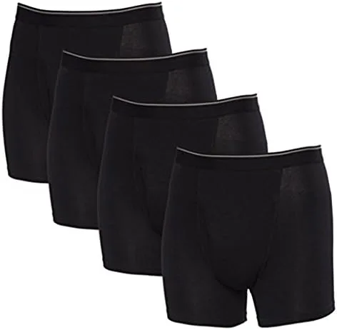 Miniatura 2 de Kirkland Signature Calzoncillos tipo bóxer de algodón Pima para hombre (4 unidades), Variado
