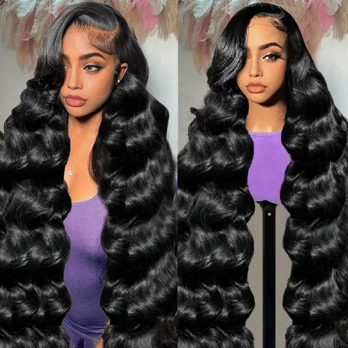 Miniatura 20 de Pelucas Body Wave de Encaje Frontal de Cabello Humano 13x6 HD Pelucas de Encaje Frontal de Cabello Humano Densidad 200 Pelucas Vírgenes Brasileñas