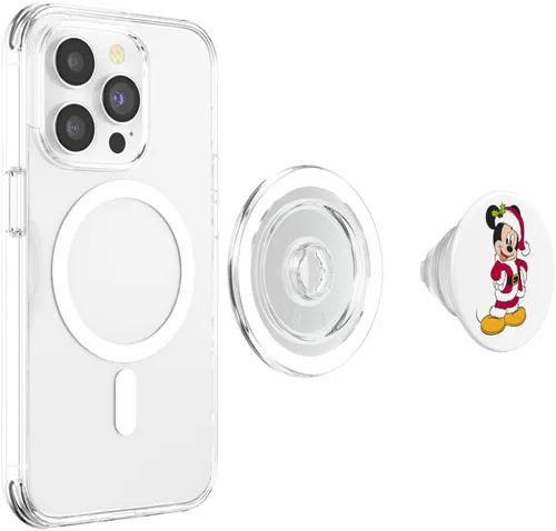 Miniatura 4 de Disney PopSockets MagSafe PopGrip con diseño navideño de Santa Mickey Mouse para iPhone