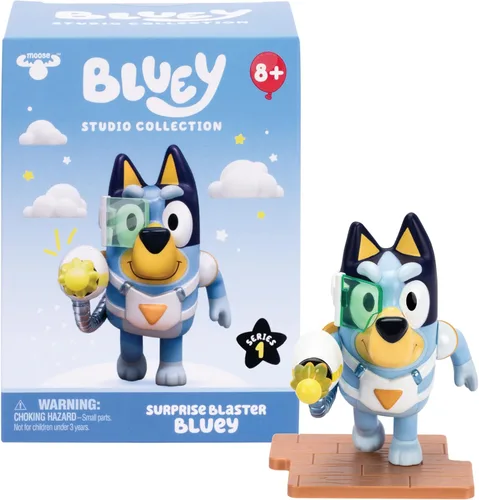 Miniatura 6 de Bluey Figura de coleccionista de estudio – Surprise Blaster (4.3 pulgadas o 4.5 in), inspirado en episodios icónicos, detalles premium, acabado