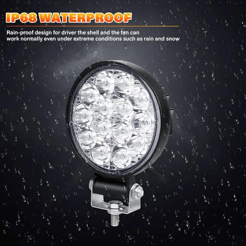 Miniatura 6 de Willpower 4 unidades de 4 pulgadas 3.9 in 42W mini luz de trabajo LED ultra fina haz de luz LED Pods luces de conducción 12V 24V Offroad Lámparas