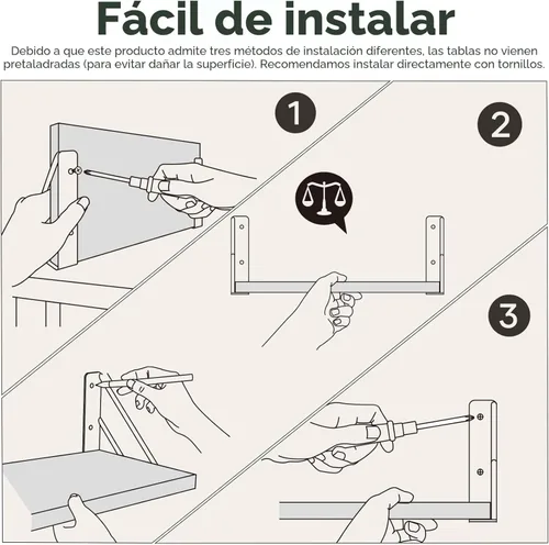 Miniatura 8 de BAYKA Estantes de pared para decoración de dormitorio, estante de pared flotante para almacenamiento en sala de estar y cocina, estantes de madera