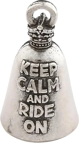 Miniatura 57 de Guardian Bell Good Luck Bell w/Keyring & Black Velvet Bag Motorcycle Bell Lead-Free Pewter Made in USA Phoenix Biker