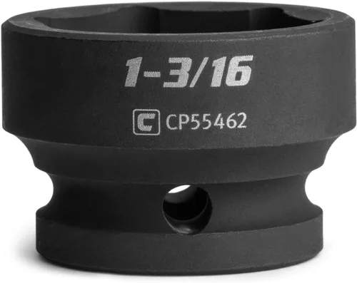Miniatura 16 de Capri Tools Dado de impacto corto de 1 pulgada, transmisión de 1/2 pulgada, 6 puntos, SAE